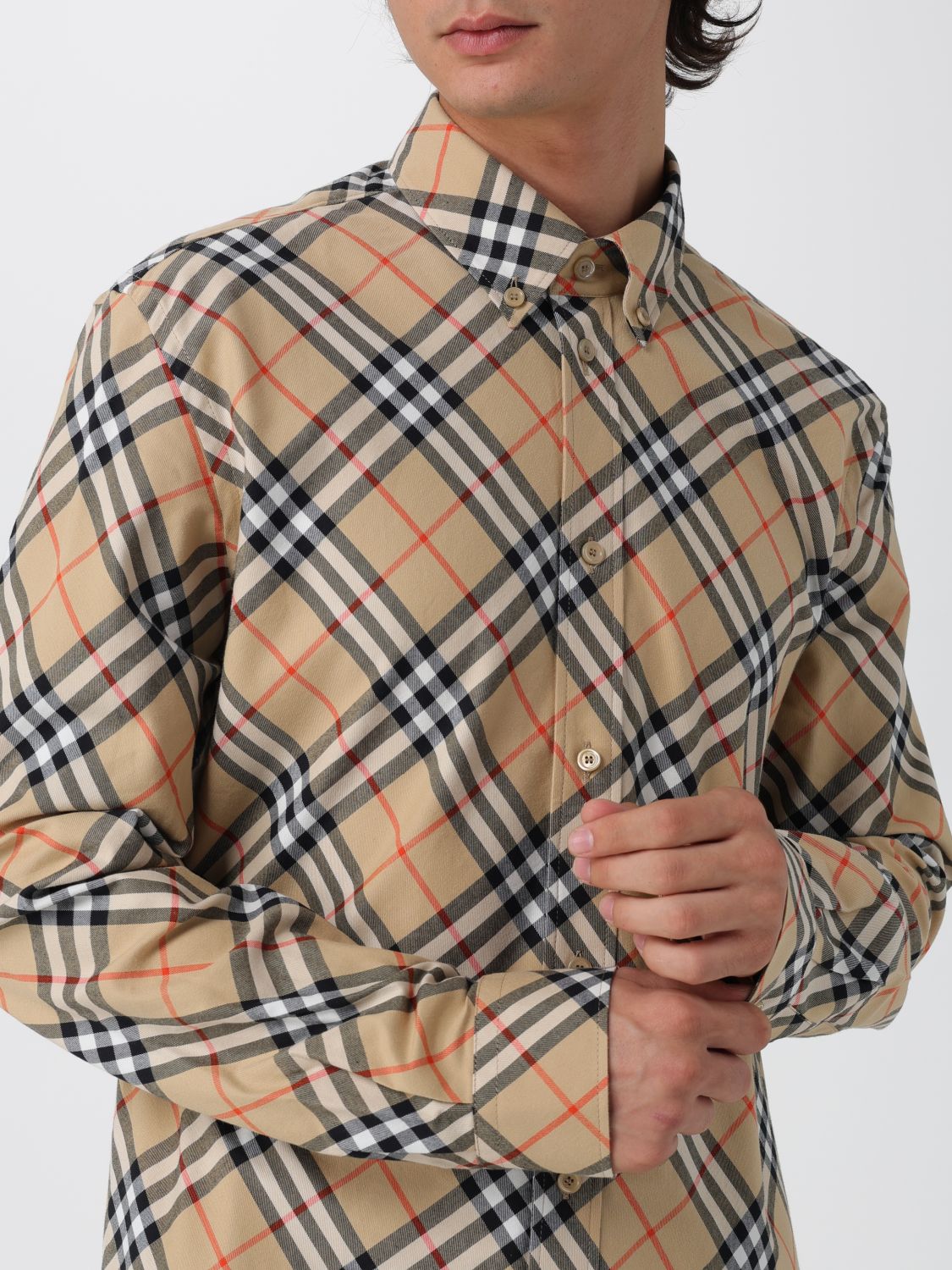Burberry Shirt Men Beige