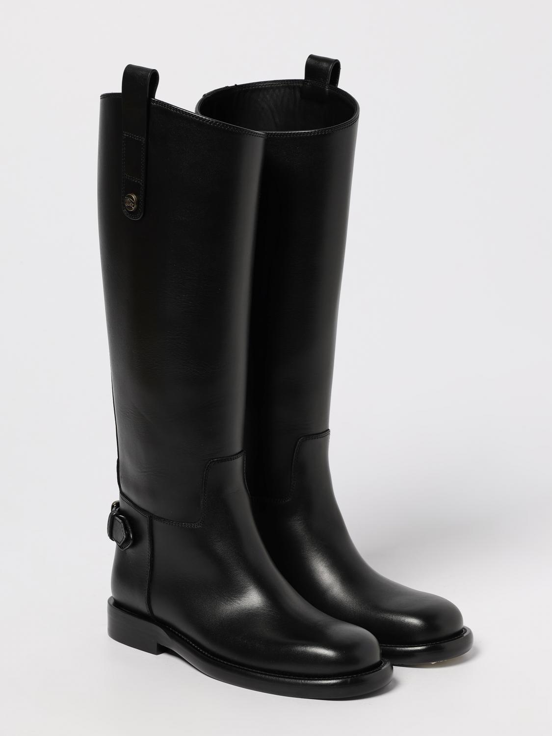 Burberry Boots Woman Black