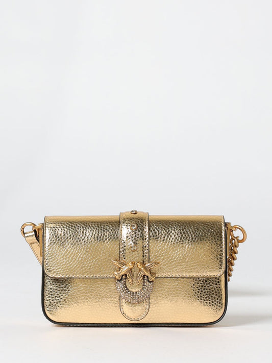Pinko Shoulder Bag Woman Gold