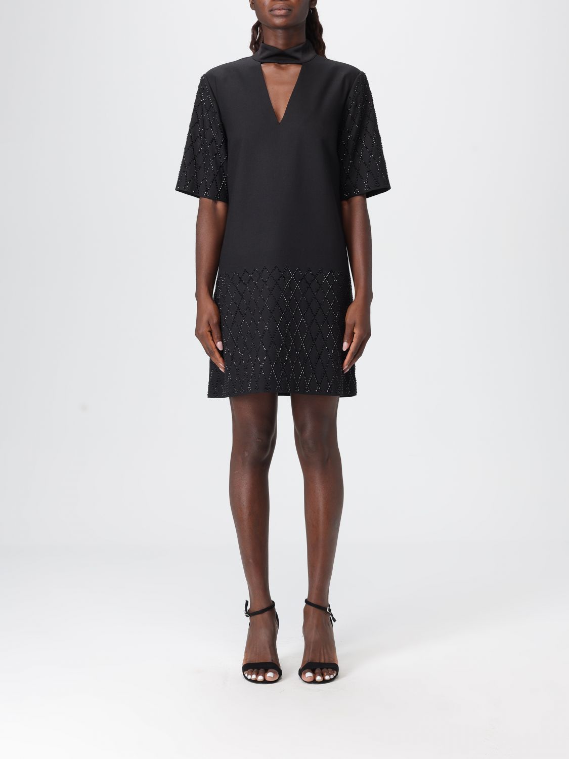 Pinko Dress Woman Black