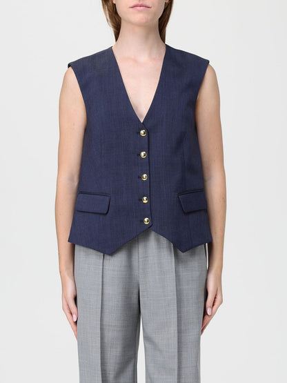 Pinko Waistcoat Woman Blue