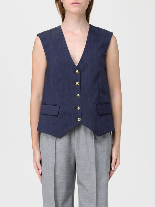 Pinko Waistcoat Woman Blue