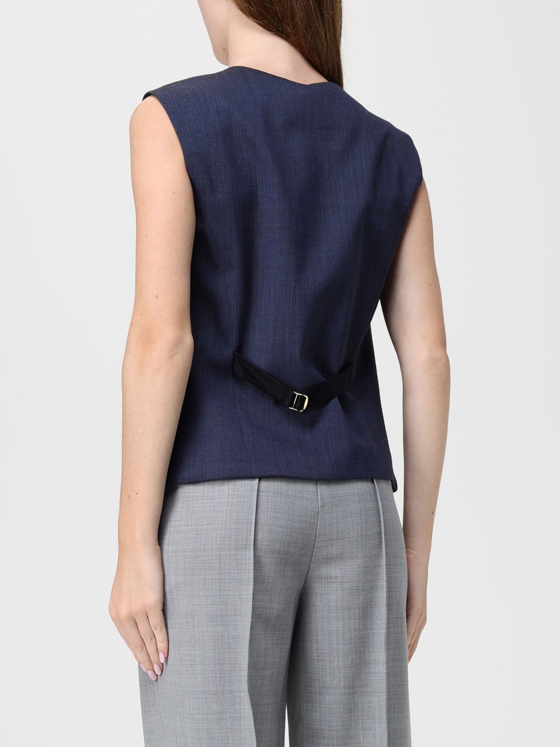 Pinko Waistcoat Woman Blue