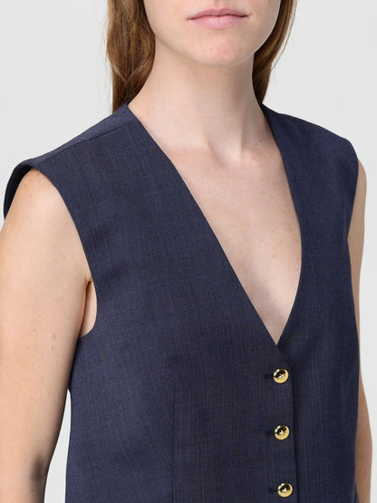 Pinko Waistcoat Woman Blue