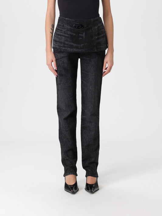 Diesel Pants Woman Black