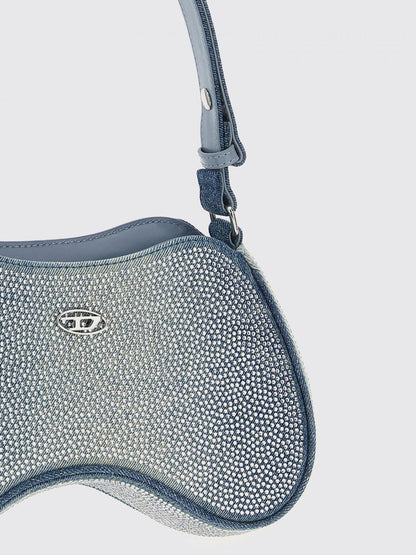 Diesel Shoulder Bag Woman Blue