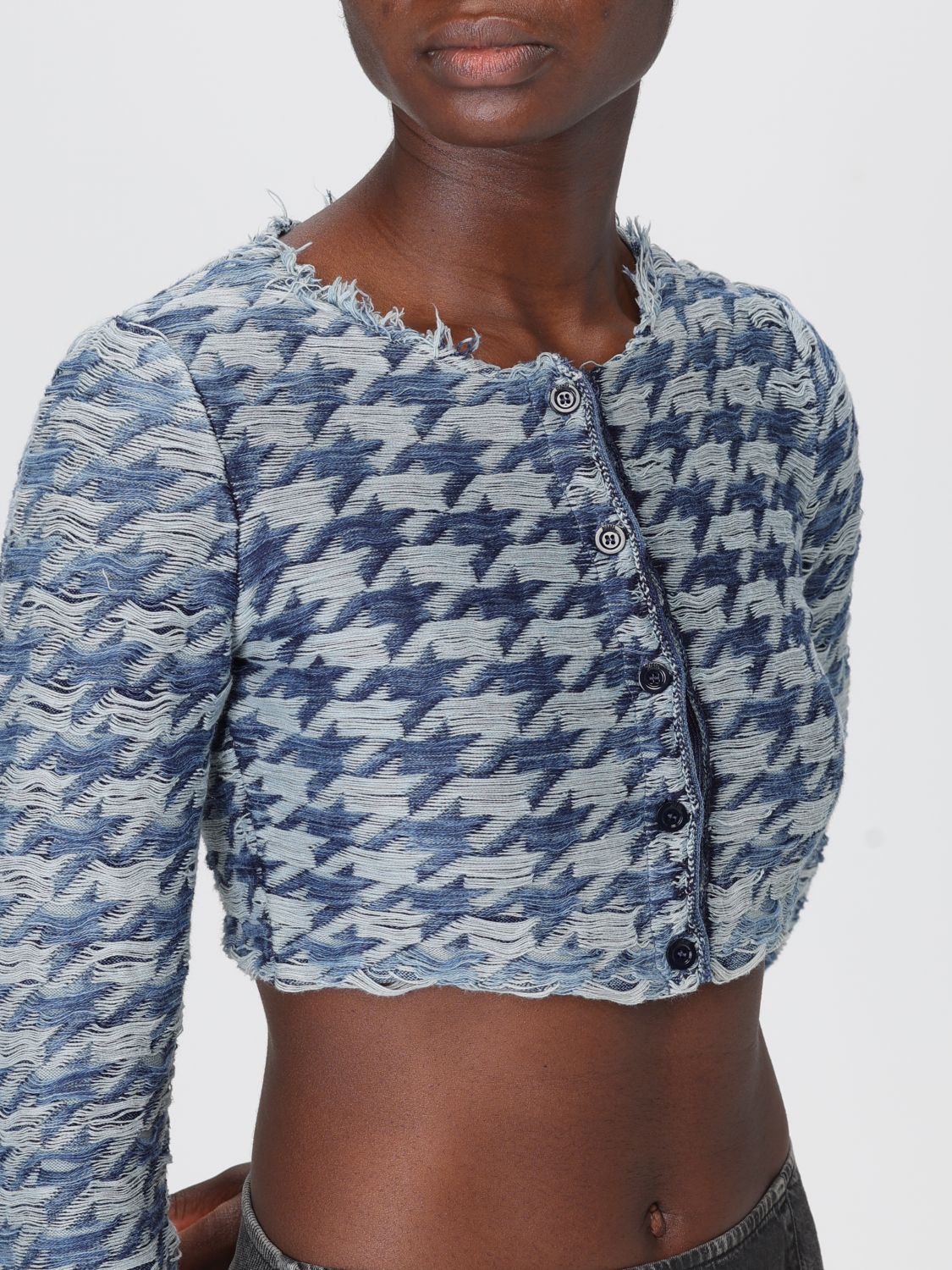 Diesel Cardigan Woman Blue