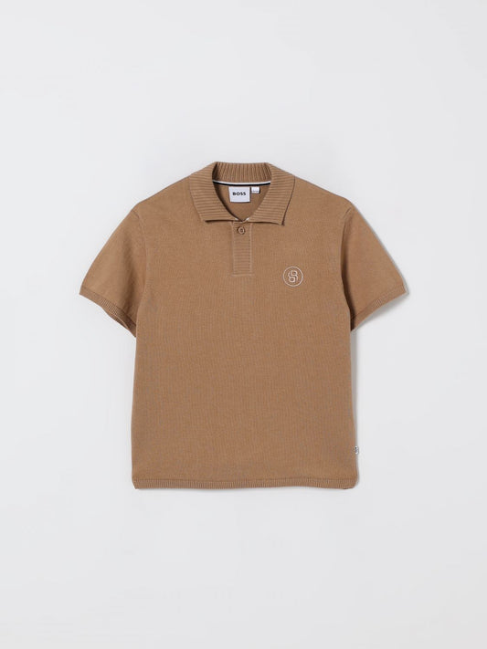 Boss Polo Shirt Kids Biscuit