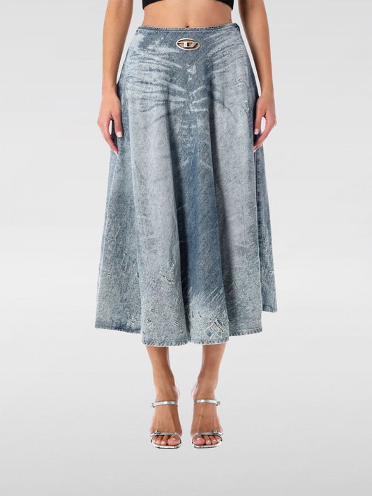 Diesel Skirt Woman Blue