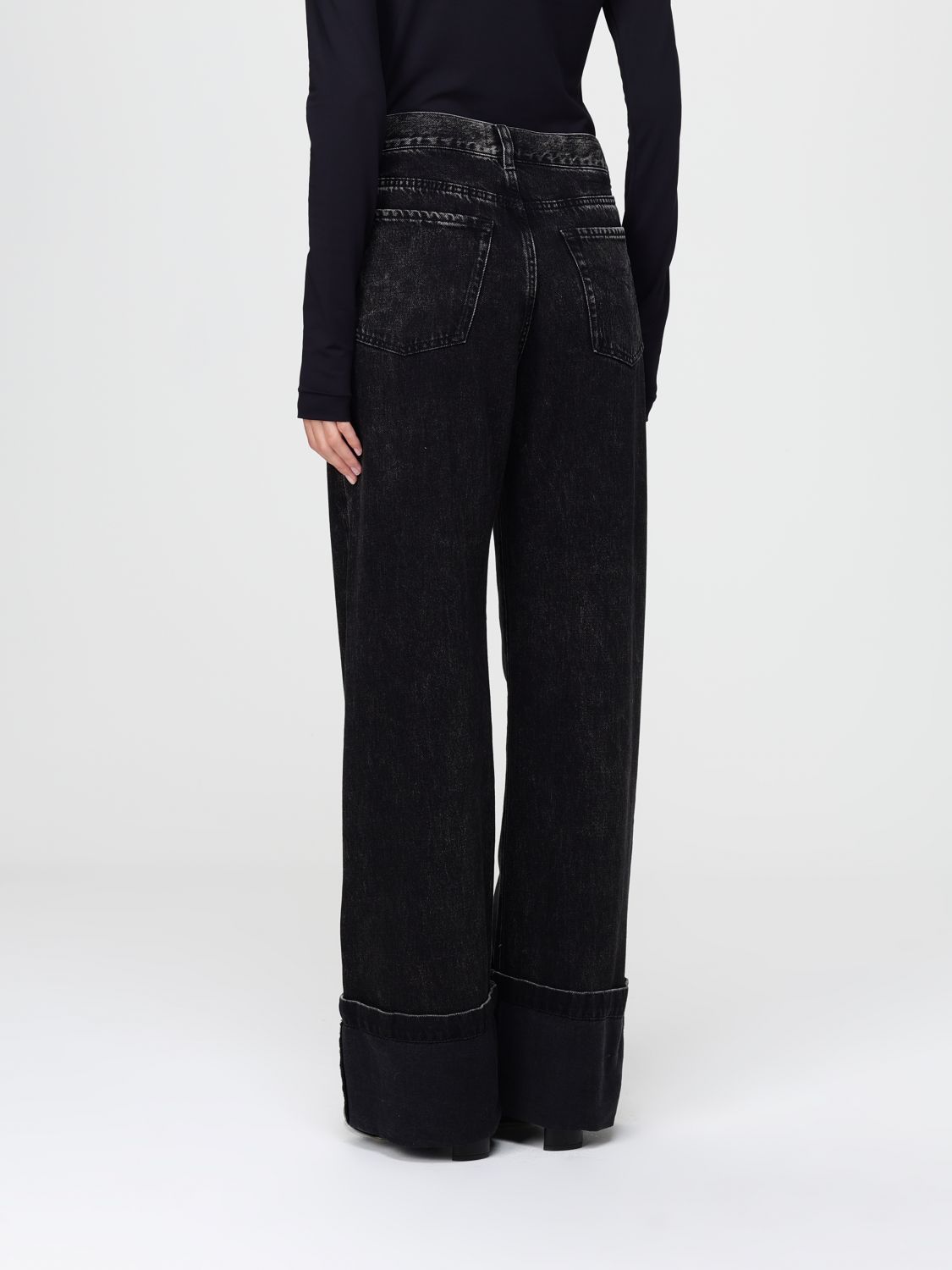 Pinko Jeans Woman Black