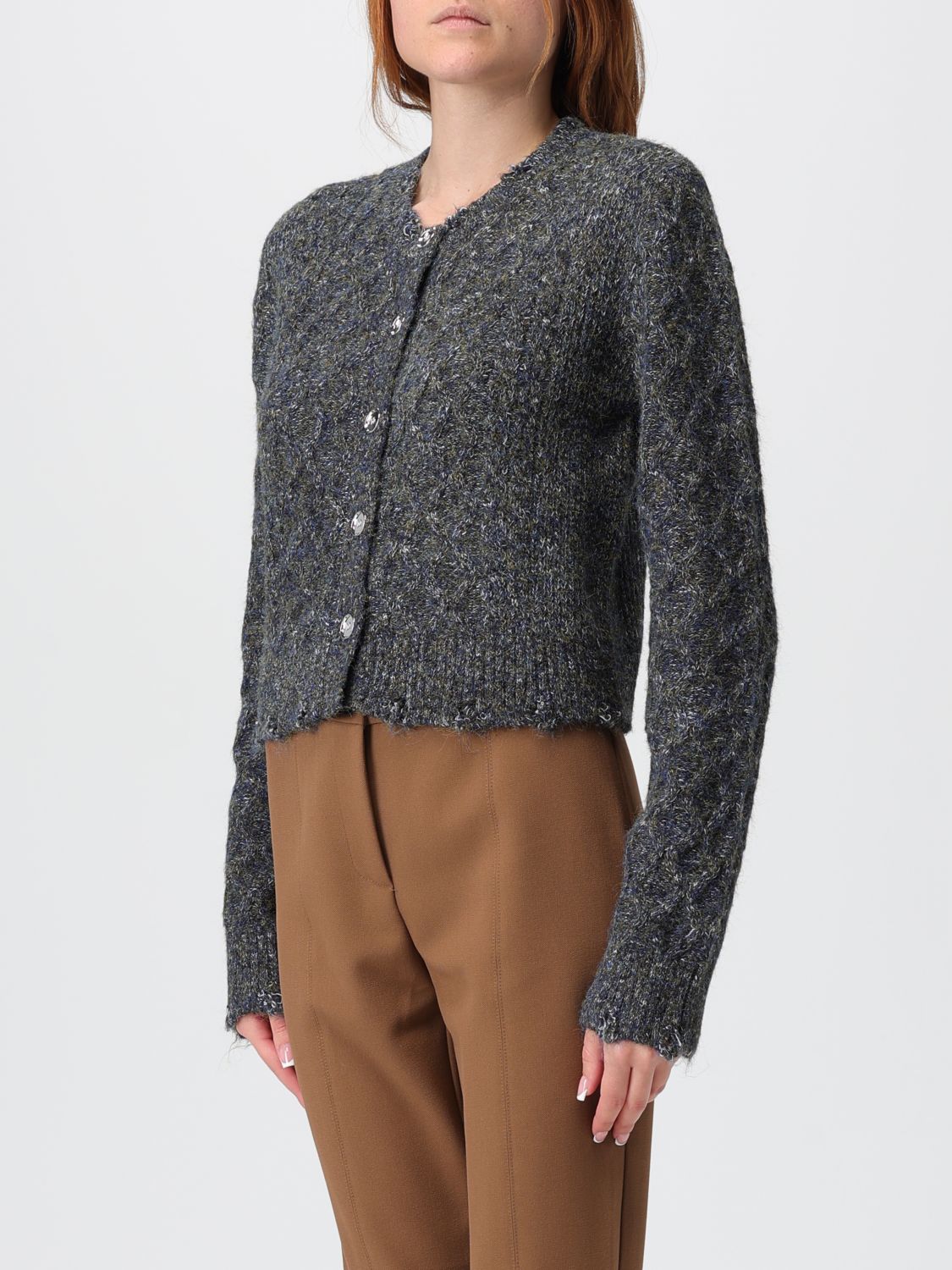 Pinko Cardigan Woman Grey
