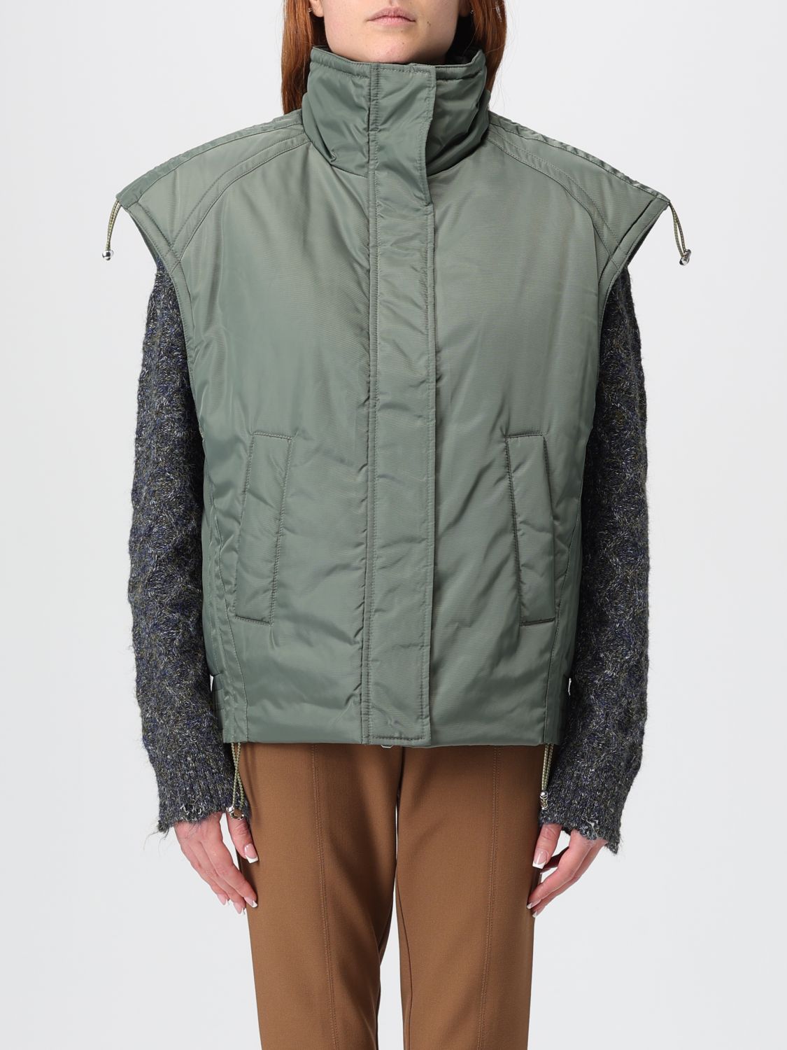 Pinko Waistcoat Woman Green