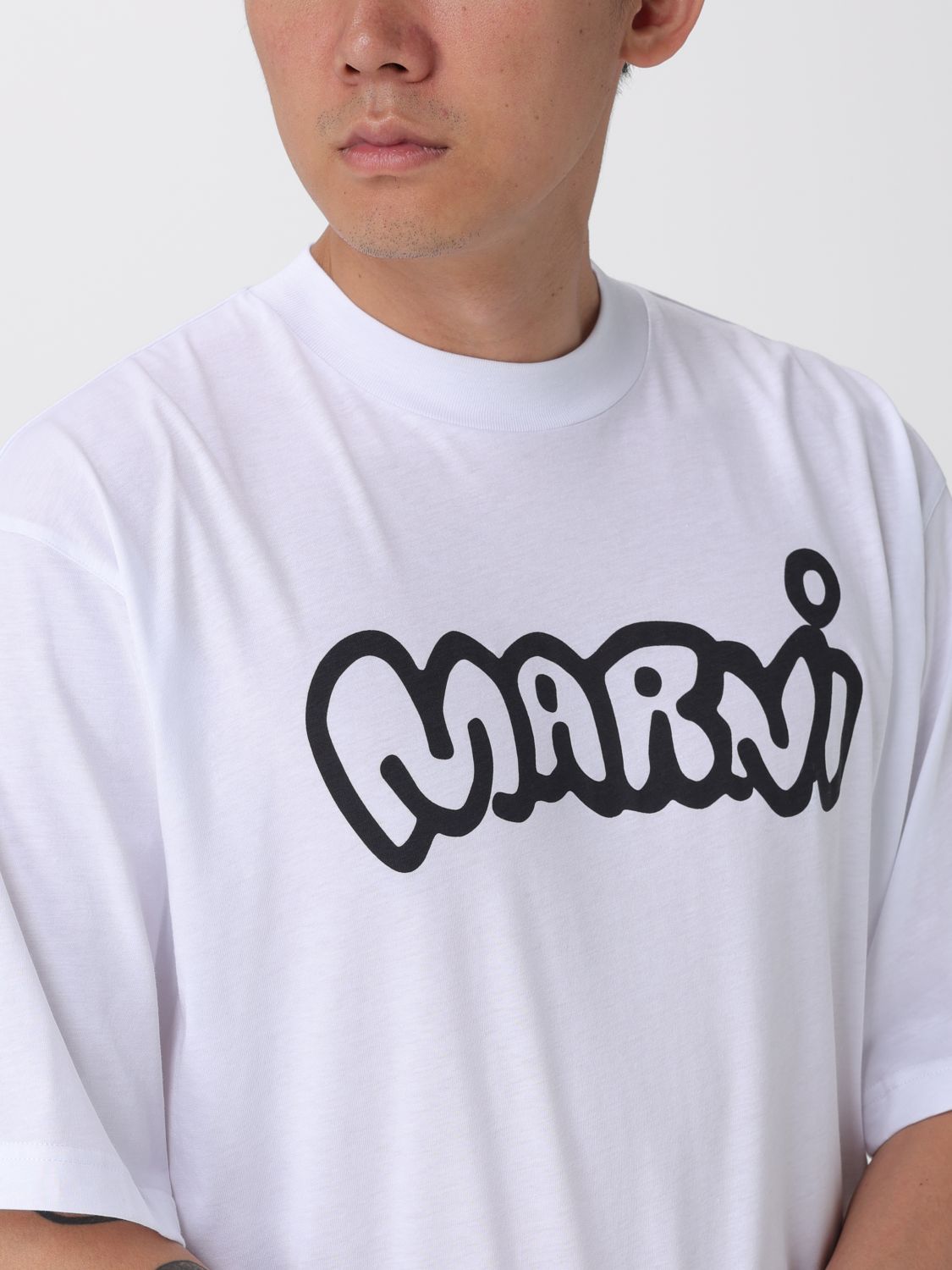Marni T Shirt Men Lilac