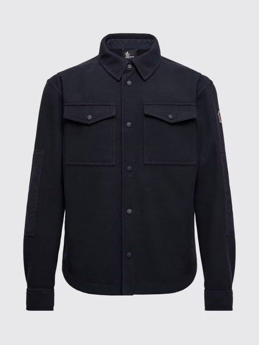 Moncler Shirt Men Blue