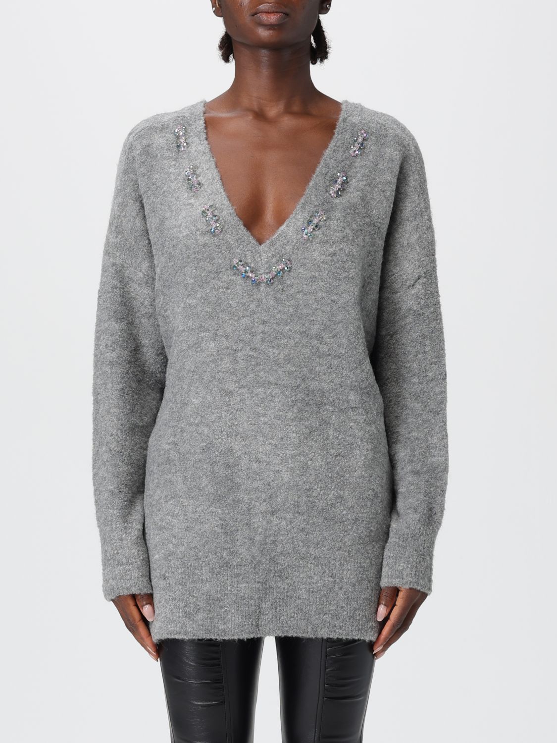 Pinko Sweater Woman Grey