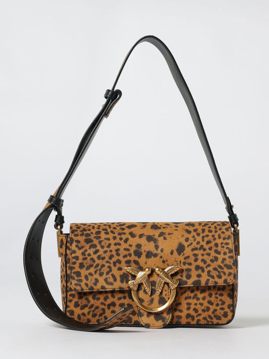 Pinko Crossbody Bag Woman Brown