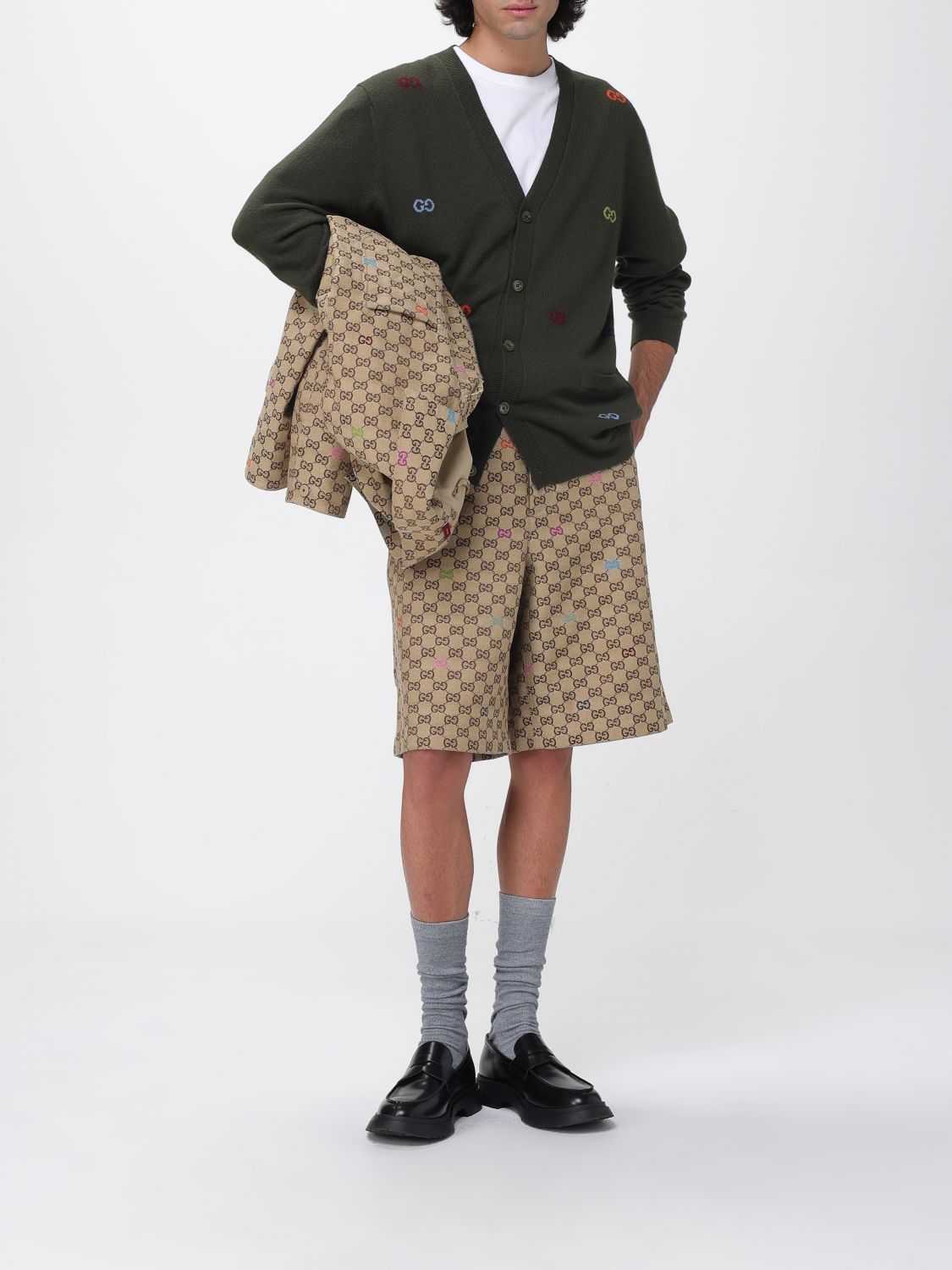 Gucci Cardigan Men Green