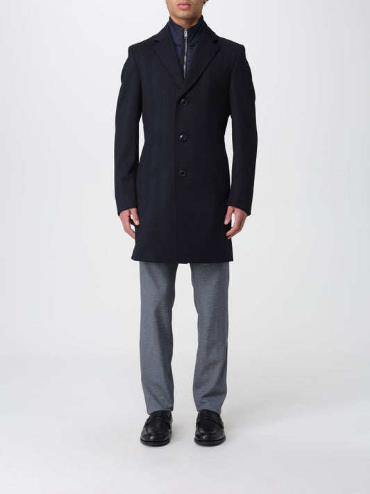 Boss Coat Men Blue