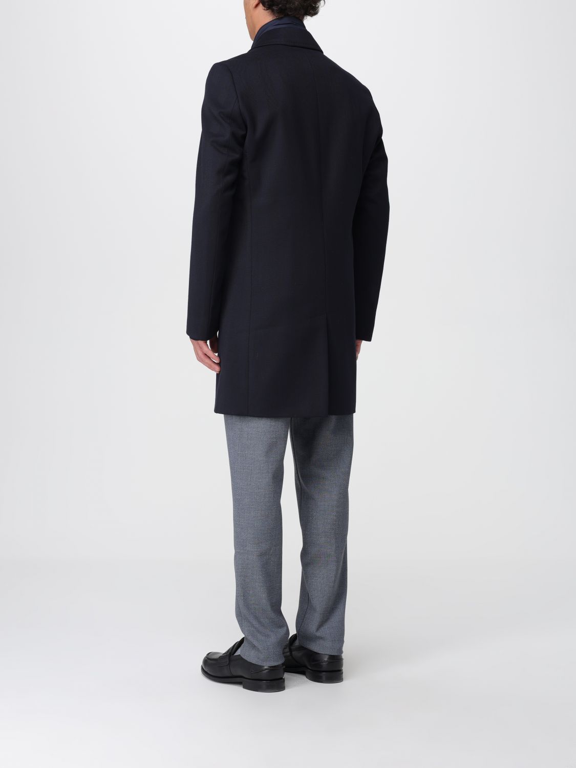 Boss Coat Men Blue