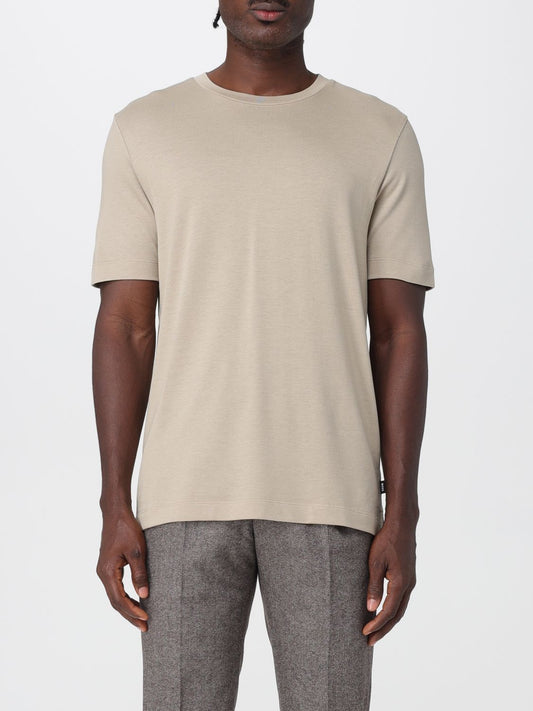 Boss T Shirt Men Beige