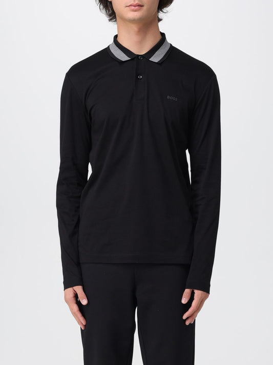 Boss Polo Shirt Men Black