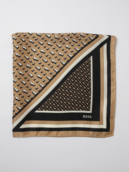 Boss Neck Scarf Woman Beige