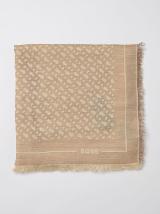 Boss Scarf Woman Beige