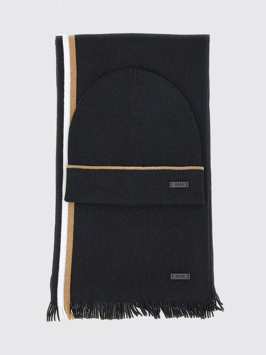 Boss Scarf Men Black