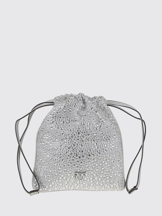 Pinko Shoulder Bag Woman Silver