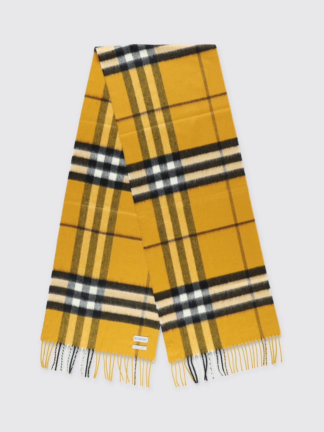 Burberry Scarf Men Yellow