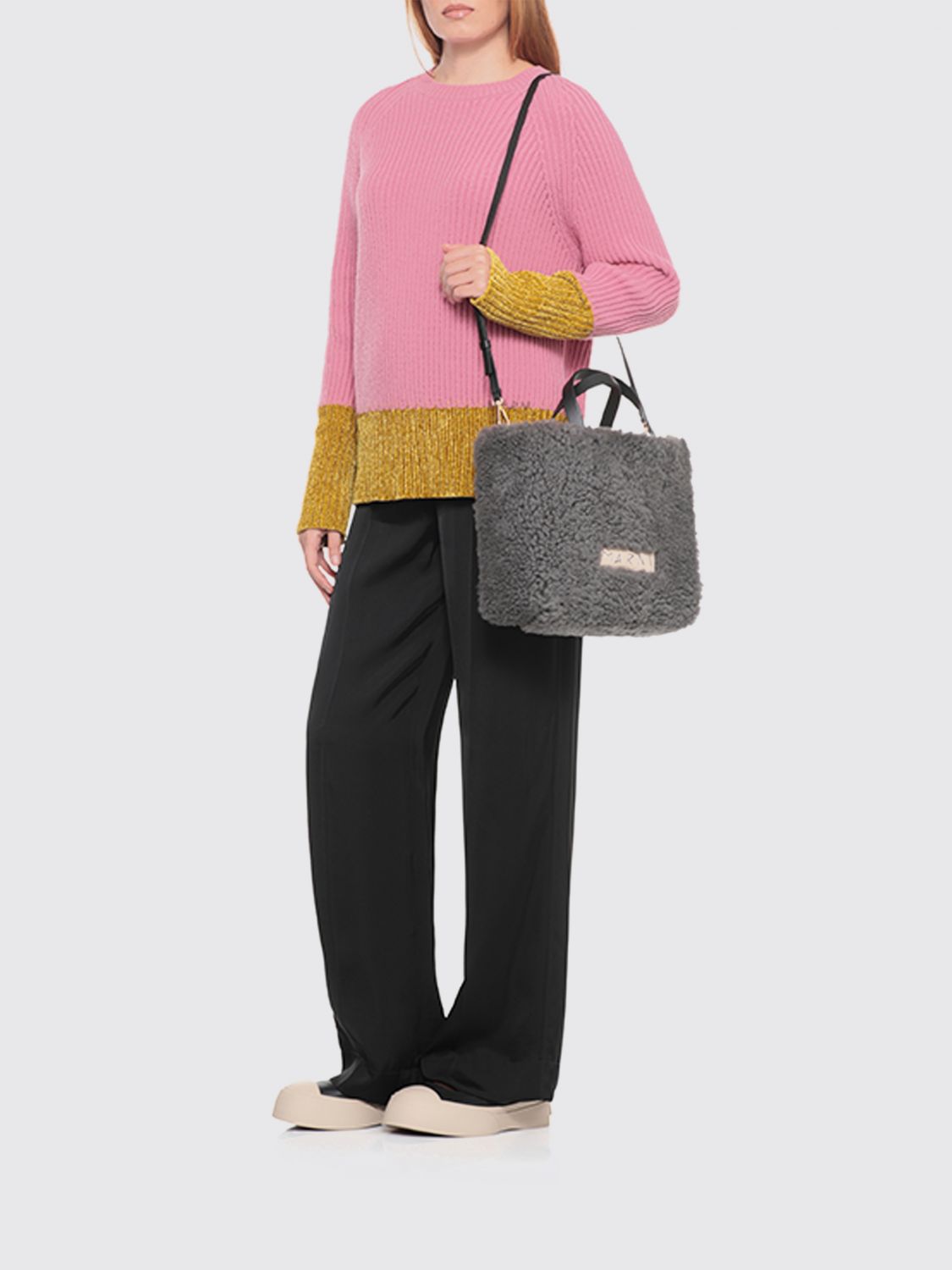 Marni Crossbody Bag Woman Gnawed Blue