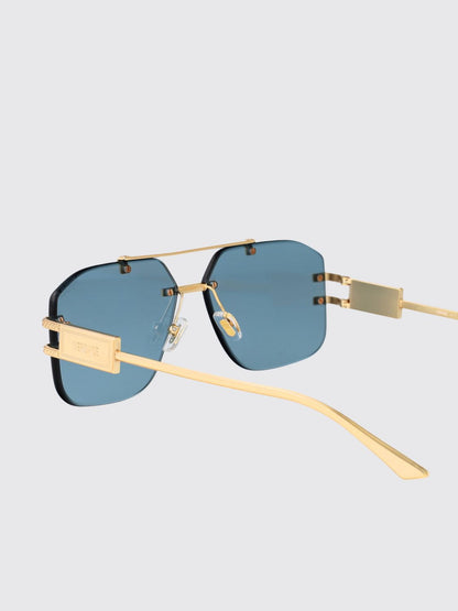 Versace Sunglasses Men Gnawed Blue