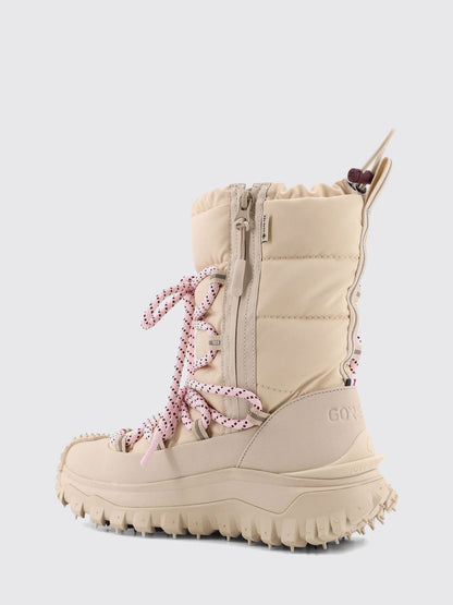 Moncler Flat Ankle Boot Woman Ivory