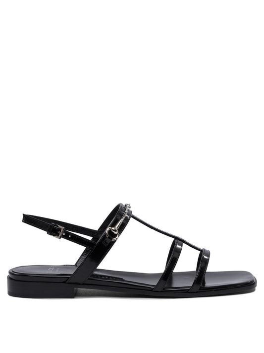 Gucci bassi in pelle Horsebit Sandal