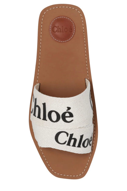 Chloe Woody Flat Mule