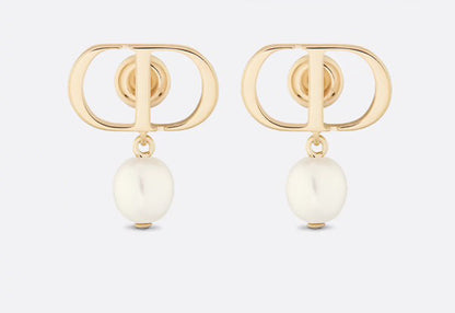 Dior CD Navy Earrings