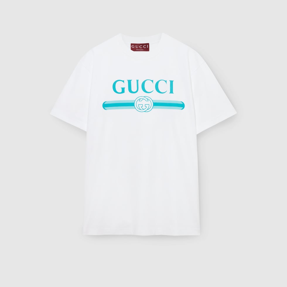 Gucci SOFT COTTON JERSEY T-SHIRT WITH PRINT