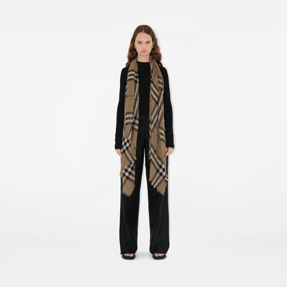 Burberry Check Wool Scarf