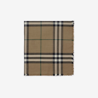 Burberry Check Wool Scarf