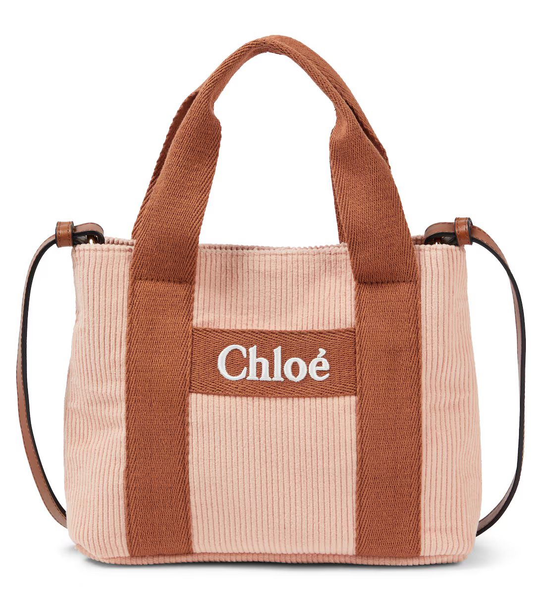 Chloé logo-embroidered shoulder bag