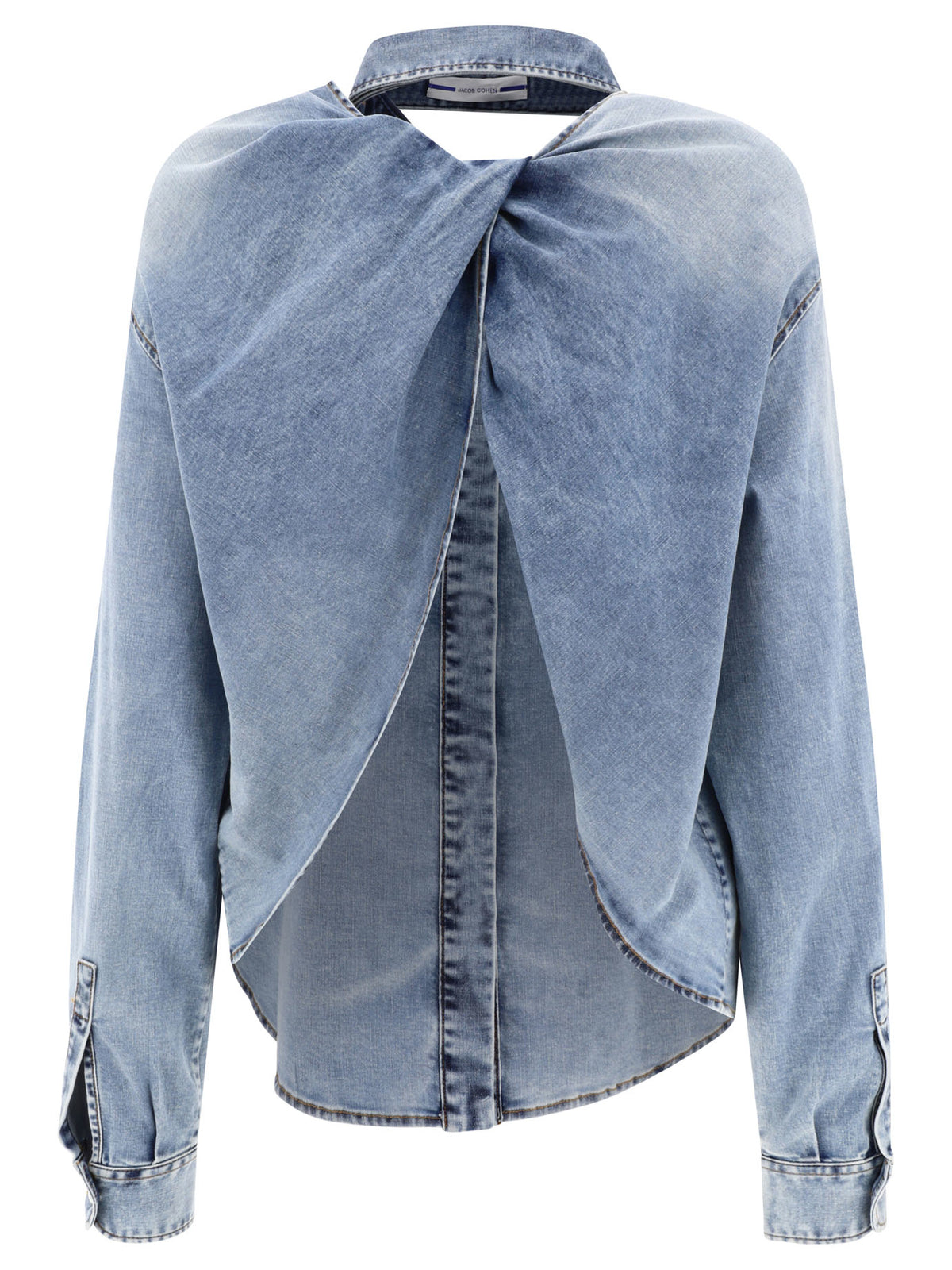 Jacob Cohen Shirt with cut-out - Light Blue