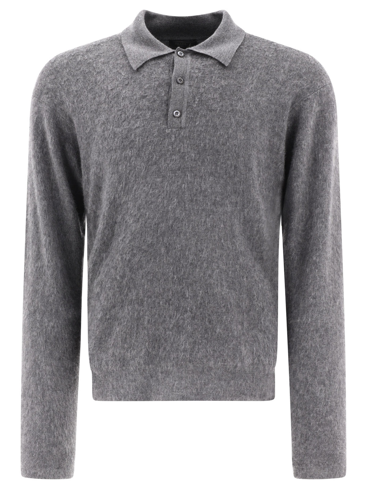 Prada Cashmere and silk polo shirt - Grey