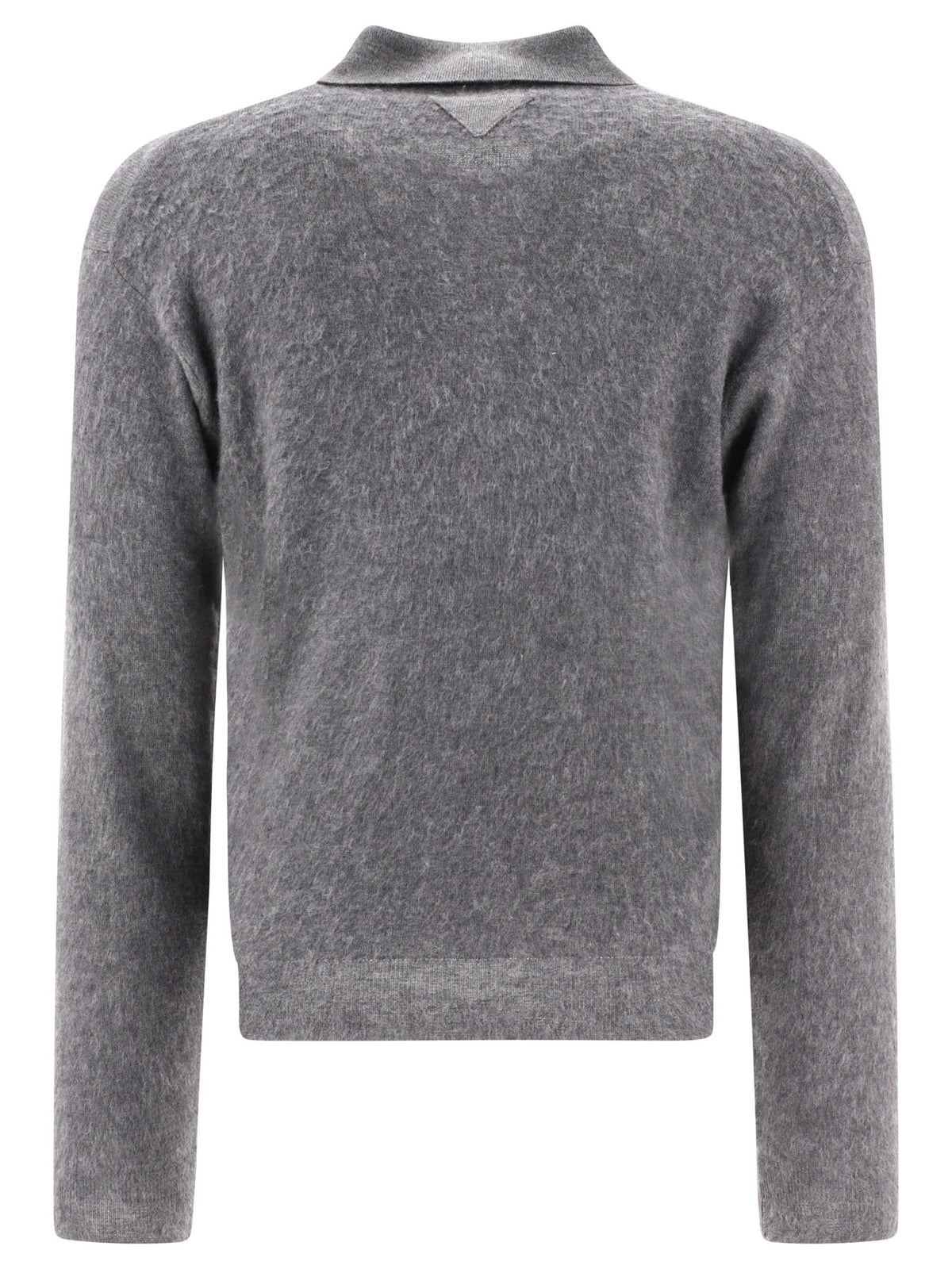 Prada Cashmere and silk polo shirt - Grey
