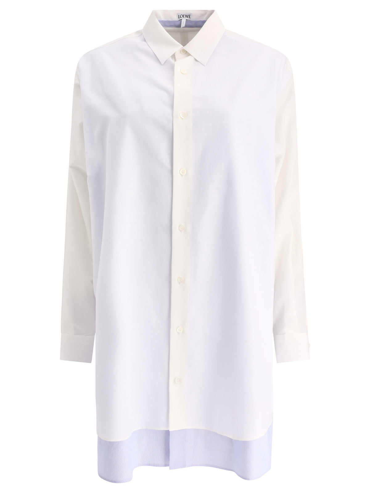 Loewe Double layer chemise dress - White
