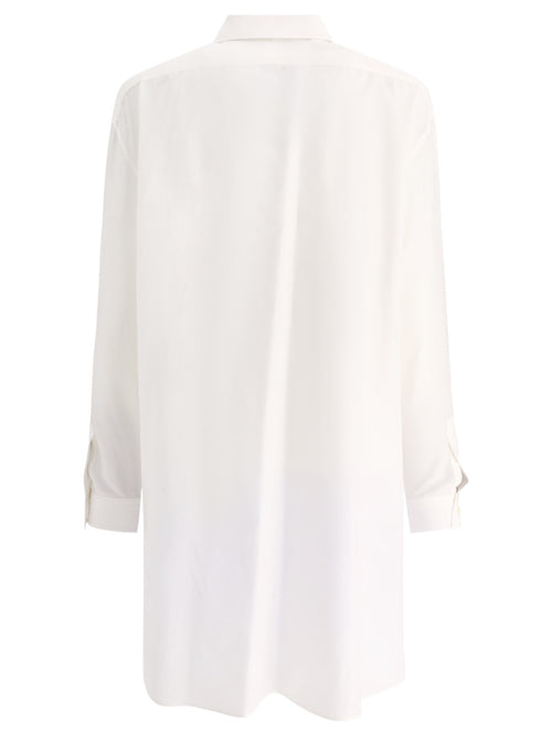 Loewe Double layer chemise dress - White