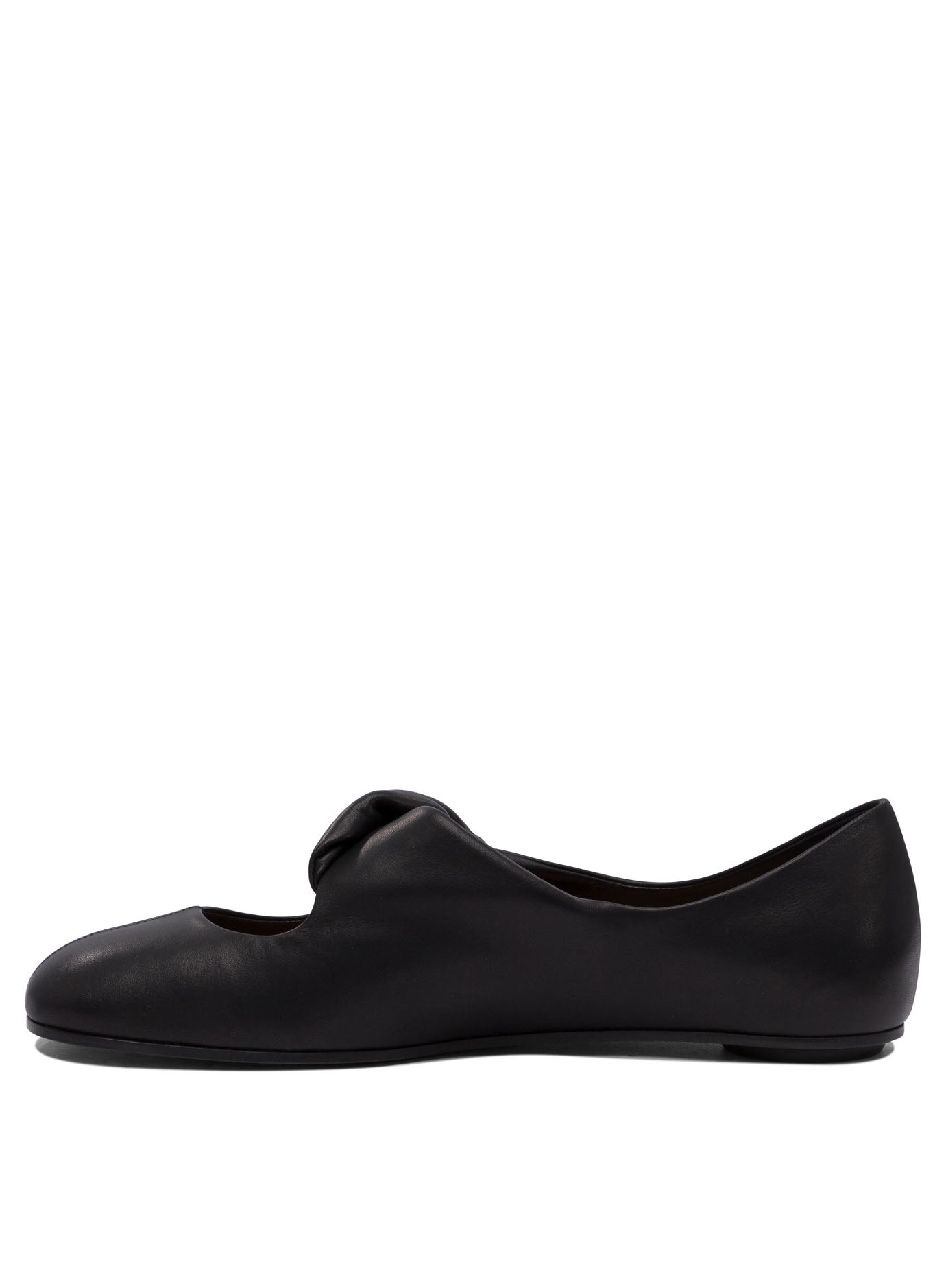 Alexander Mcqueen Twisted detail ballet flats - Black