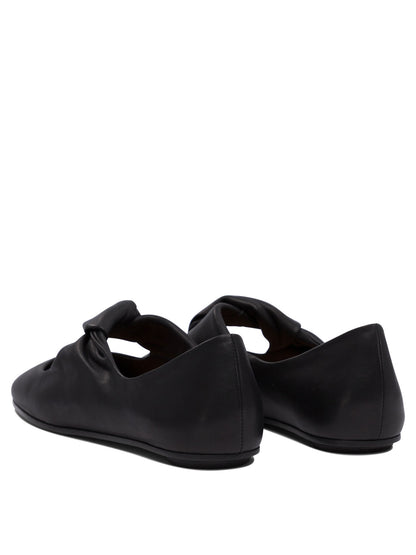 Alexander Mcqueen Twisted detail ballet flats - Black