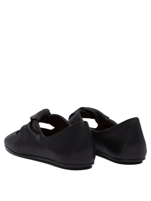 Alexander Mcqueen Twisted detail ballet flats - Black