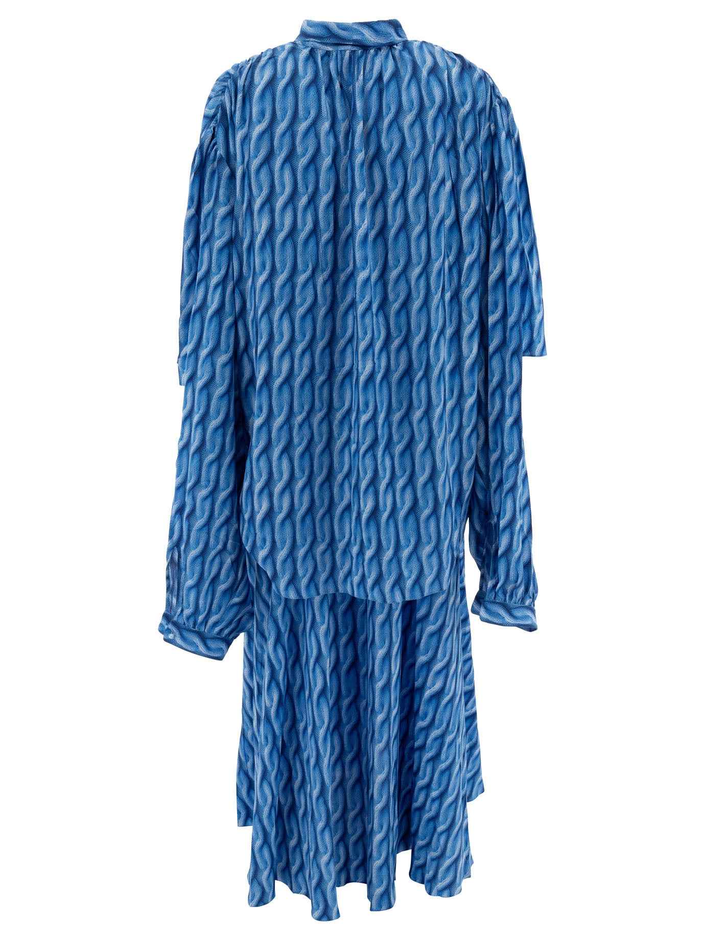 Balenciaga Printed dress - Blue