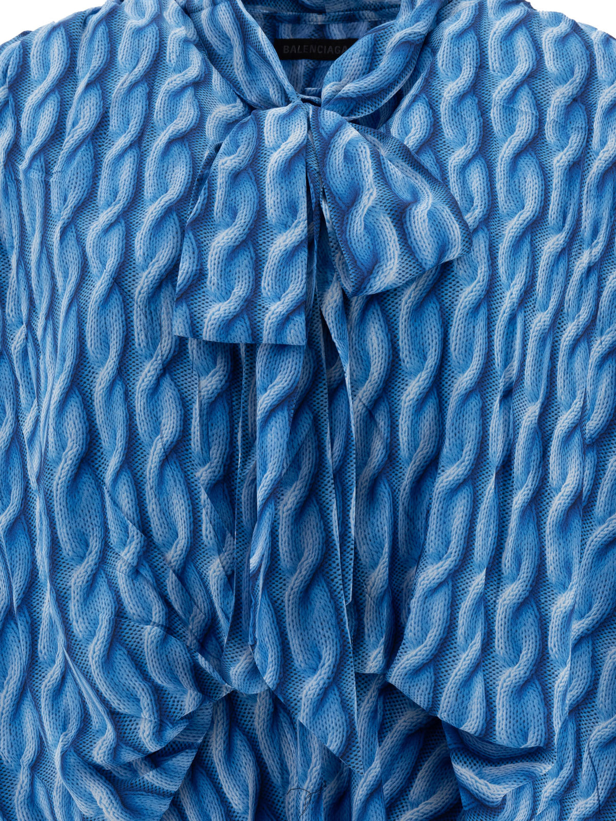 Balenciaga Printed dress - Blue